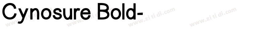 Cynosure Bold字体转换